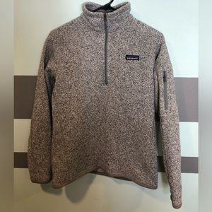 Patagonia Gray Better Sweater 1/4 Zip Up